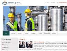 Tablet Screenshot of petrogas.ae